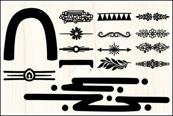 Aesthetic Divider SVG Bundle Pack