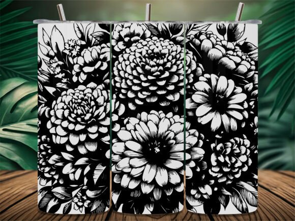 Blooming Marigold Floral Tumbler