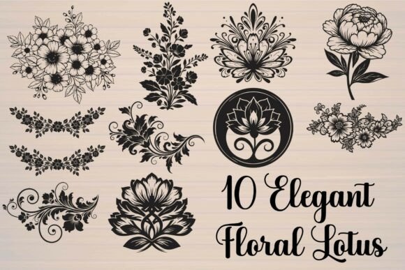 Elegant Floral Lotus