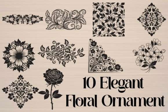 Elegant Floral Ornament